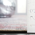 thumbnail image 5 of SAFAVIEH Tucson Jayla Oriental Machine Washable Area Rug, Gray Blue/Rust, 8' x 8' Round, 5 of 12