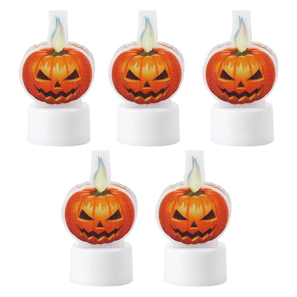 Lámpara de vela de Halloween de 5 piezas para decoraciones de Halloween