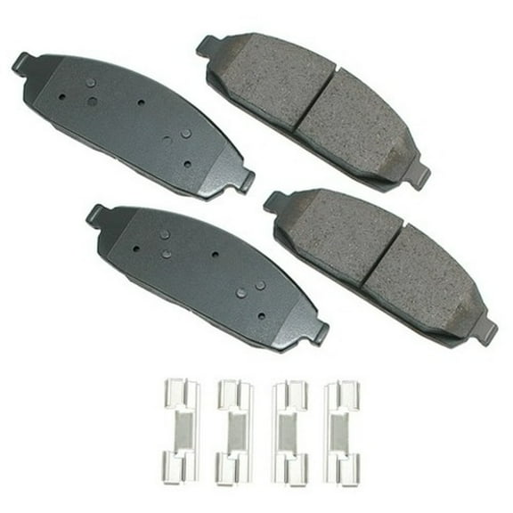 Akebono PRO-ACT Ultra-Premium Brake Pad Set, Ceramic Fits select: 2005-2010 JEEP GRAND CHEROKEE, 2006-2010 JEEP COMMANDER
