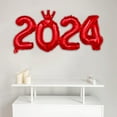 thumbnail image 3 of LCXmlly Party Photo Backdrop Bright Color Number Balloon Decoration Inflatable Widely Used 2024 New Year Party Ornament, 3 of 8