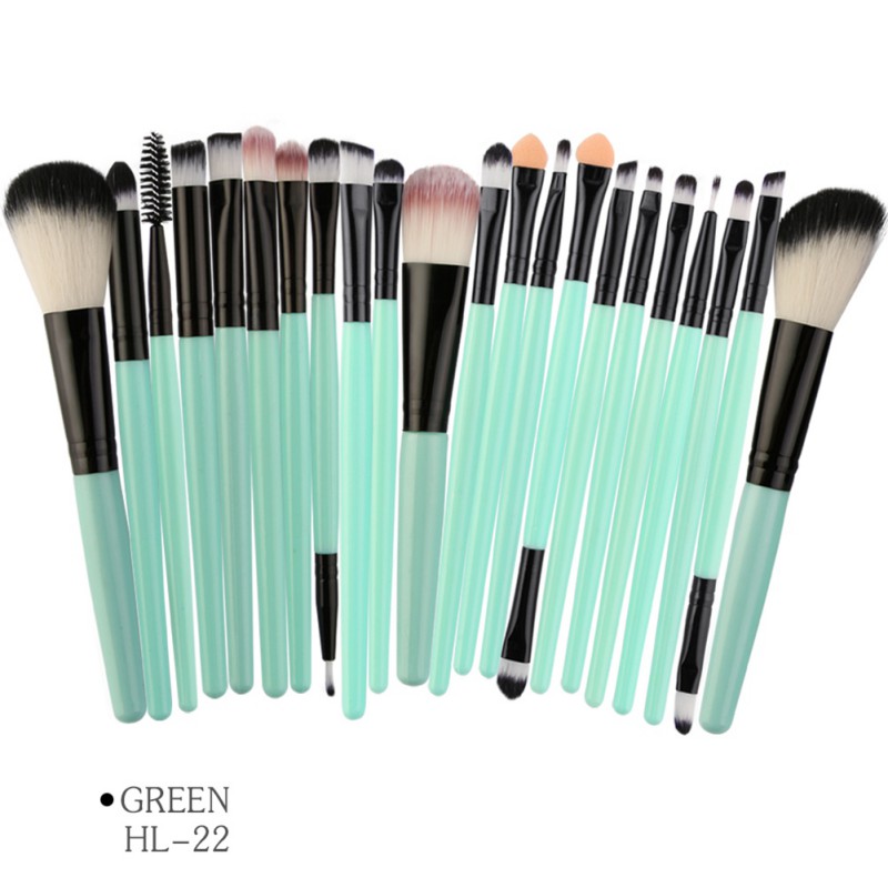 Fysho 22pcs Makeup Brushes Set Foundation Brush Eyeshaow Brush Blush