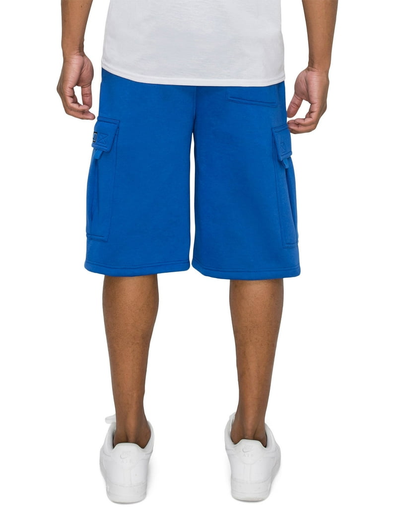 Victorious Men's Heavyweight Fleece Cargo Shorts VS76 - Royal Blue