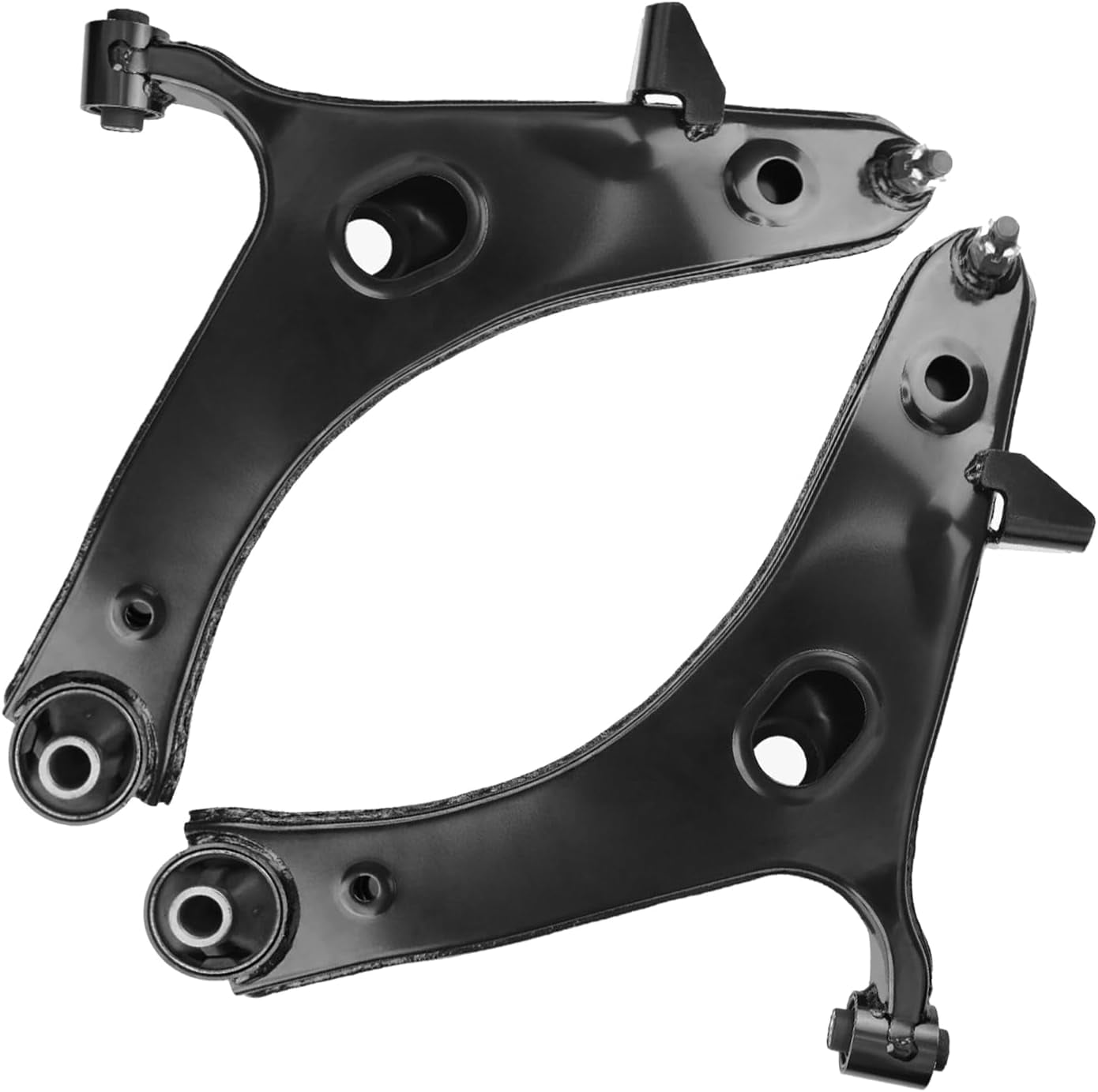 Detroit Axle - 8pc Front End Kit for 2013 2014 2015 Subaru Crosstrek, 2016 2017 XV Crosstrek, 2 Lower Control Arms with Ball Joint 4 Outer Inner Tie Rods 2 Sway Bar Links Replacement