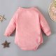 thumbnail image 5 of Body De Bebé Canastilla Onesies Para Niños Pequeños Otoño Primavera Niñas Niños Lindo Mameluco Manga Larga Botón Sudadera Monos Rosa Odeerbi  LM103-6246, 5 of 8