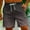 Khaki, variant on Gspmoly Men Shorts, Men'S Gradient Printing Hawaiian Special Print Beach Casual Trouser Shorts Pants Gym Shorts Men Clearance Sale Brown XXXL