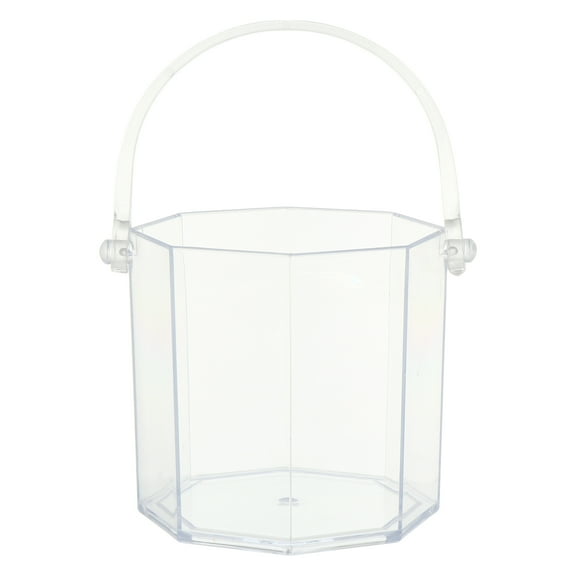 NUOLUX 1pc Acrylic Bottle Cooler Ice Bucket Insulated Ice Bucket