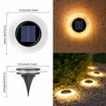 thumbnail image 7 of Garden Solar Lights Outdoor Decorative,Pathway Walkway Yard Lawn Decor,Solar Buried Light LED Outdoor Light Courtyard Buried Light Terrace Garden Wall Light Grass Ground Light, 7 of 7