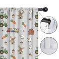 thumbnail image 4 of Blackout Kids Curtains,Cartoon Tractors Windmills Gray Pattern Childrens Insulated Curtains Set Of 2,Bedroom Essentials,Toddler Room Decor 42"x84", 4 of 5