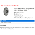 thumbnail image 2 of Front Left Brake Rotor - Compatible with 2006 - 2007 GS430, 2 of 2