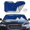 thumbnail image 2 of Fotbe Christmas Fir Tree Car Windshield Sunshade | Sun Visor Protector Front Window Shade, Keeps Out UV Rays, Keeps Your Vehicle Cool-Medium, 2 of 7
