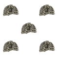 thumbnail image 1 of Moyic Gorros de baño para ducha, gorro elástico impermeable con estampado de flores, gorro rizado, accesorios de peluquería, estampado de leopardo Type2 NO2 Moyic CBP381424, 1 of 6