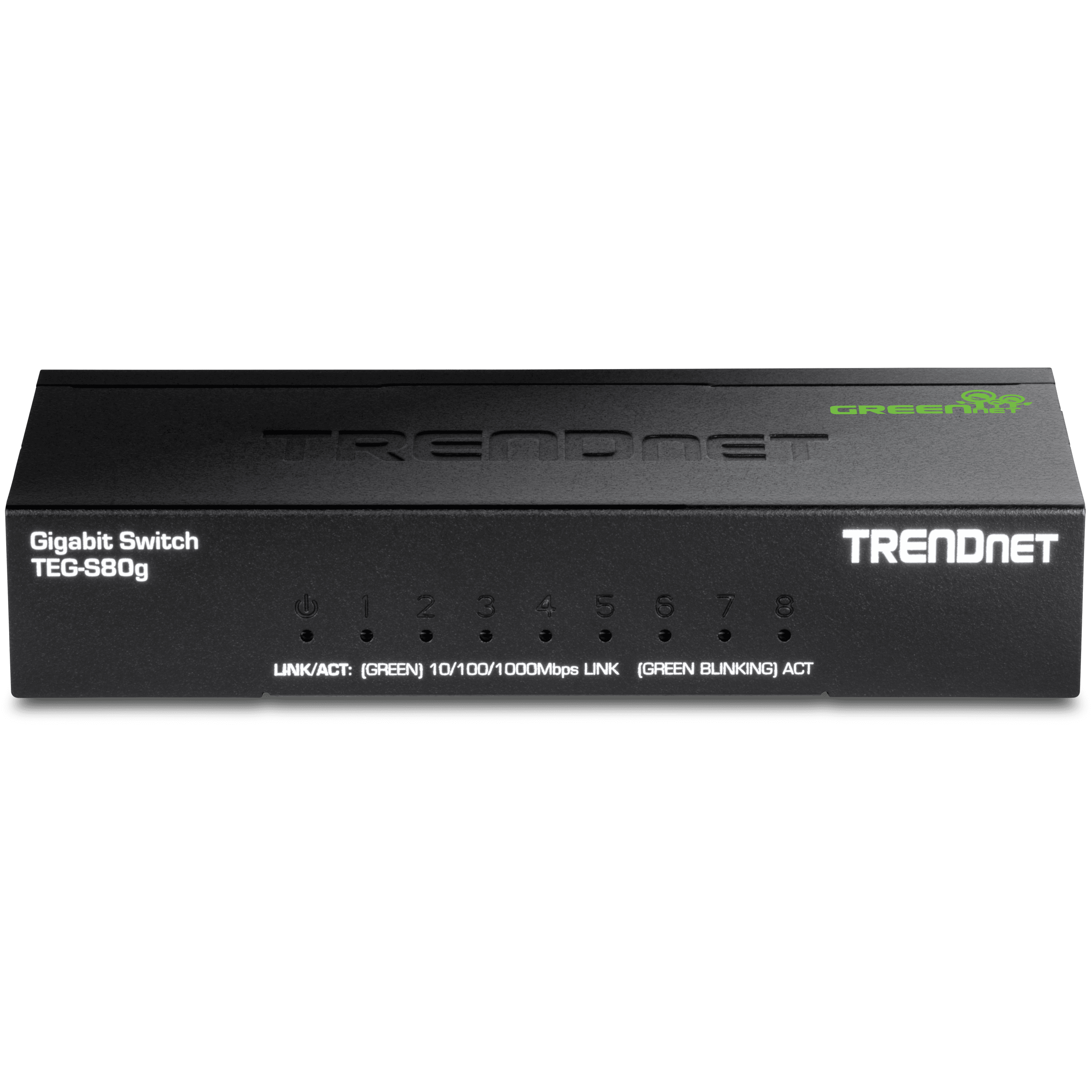 TRENDnet TEG-S80g  8-Port Gigabit GREENnet Mini Switch
