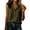 Army Green, variant on Womens Linen Blend Collared Tank Tops Sleeveless V Neck Button Up Shirts 2026 Summer Casual Blouse for Beach & Vacation Beige XL