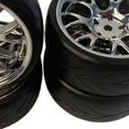 thumbnail image 4 of Ensemble de Roues et Pneus pour Tamiya TT01 Roues rc TT02 HSP Crawler Véhicules Camions Blanc, 4 of 7
