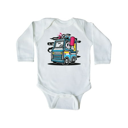 

Inktastic Ice Cream Truck Gift Baby Boy or Baby Girl Long Sleeve Bodysuit
