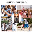 thumbnail image 6 of Pofeuu Cartoon Pattern Corgi Print Basketball Jersey, Shirts for Men Youth Basketball Jersey Crew Neck-3X-Large, 6 of 6