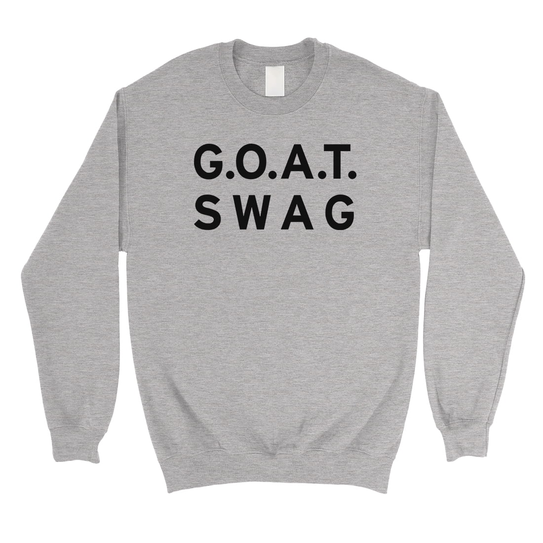 365 Printing 365 Printing GOAT Swag Sweatshirt Unisex Grey Pullover