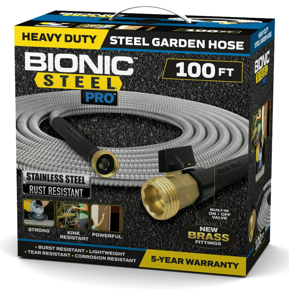 Bionic Steel PRO Garden Hose - 304 Stainless Steel Metal Garden Hose Bionic Stainless Steel Garden Hose