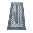 thumbnail image 6 of Ottomanson Non-Slip Rubberback Modern Bordered 8.5" x 26" Indoor Stair Treads, 7 Pack, Navy, 6 of 10