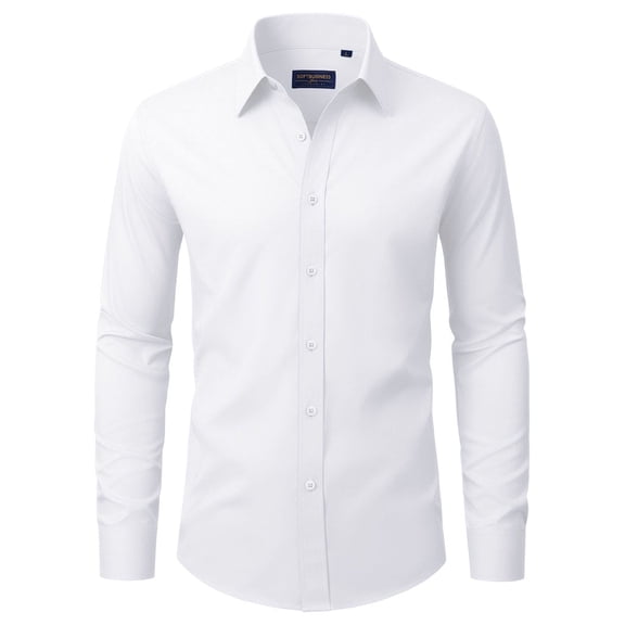 sogami Men's Stain Shield Dress Shirt Long Sleeve Stretch Button Down Formal Shirt