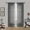 Dark Gray, variant on Gorgeous Home 2pc Voile Sheer Window Curtain Panels, Rod Pocket, 84" long Solid Color Ivory