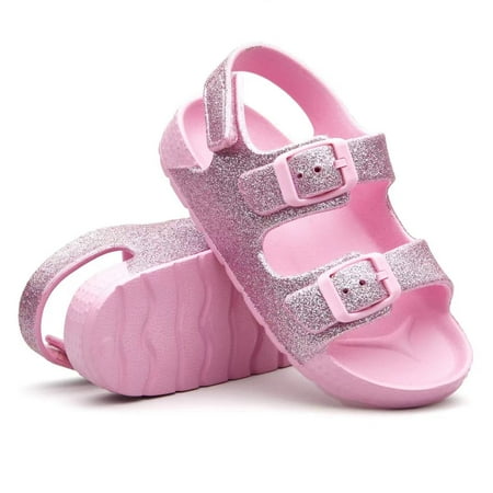 

Weestep Lightweight EVA Sandals for Boys and Girls - Easy Hook and Loop Closure for Toddlers and Little Kids