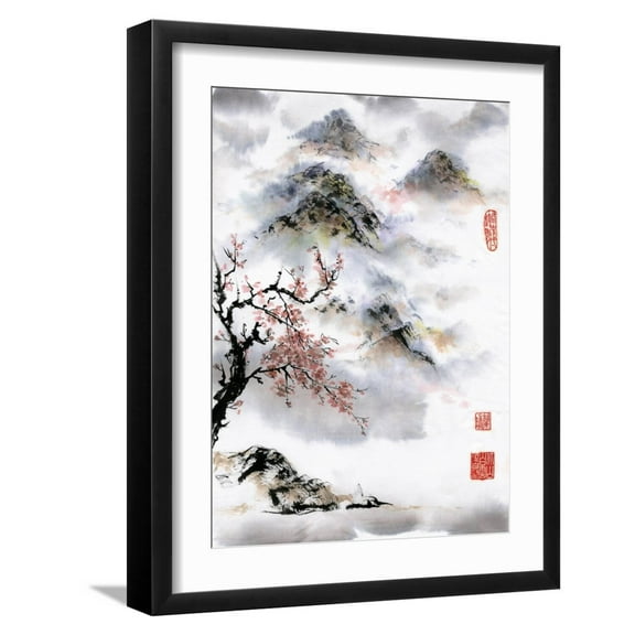 Art.com Searching Art Print by Nan Rae, Black Frame Wall Art, 17" x 21"