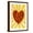 Brown Frame, variant on Art.com Psychedelic I Love You Art Print, 16" x 24"