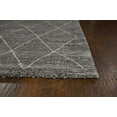 thumbnail image 4 of 3' x 5' Grey Diamond Pattern Area Rug, 4 of 4