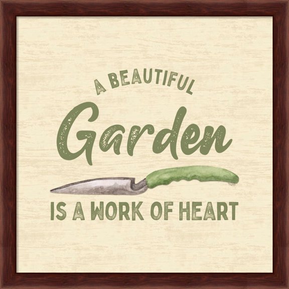 Great Art Now In My Garden XII by Tara Reed, Framed Wall Art, 13.25W x 13.25H