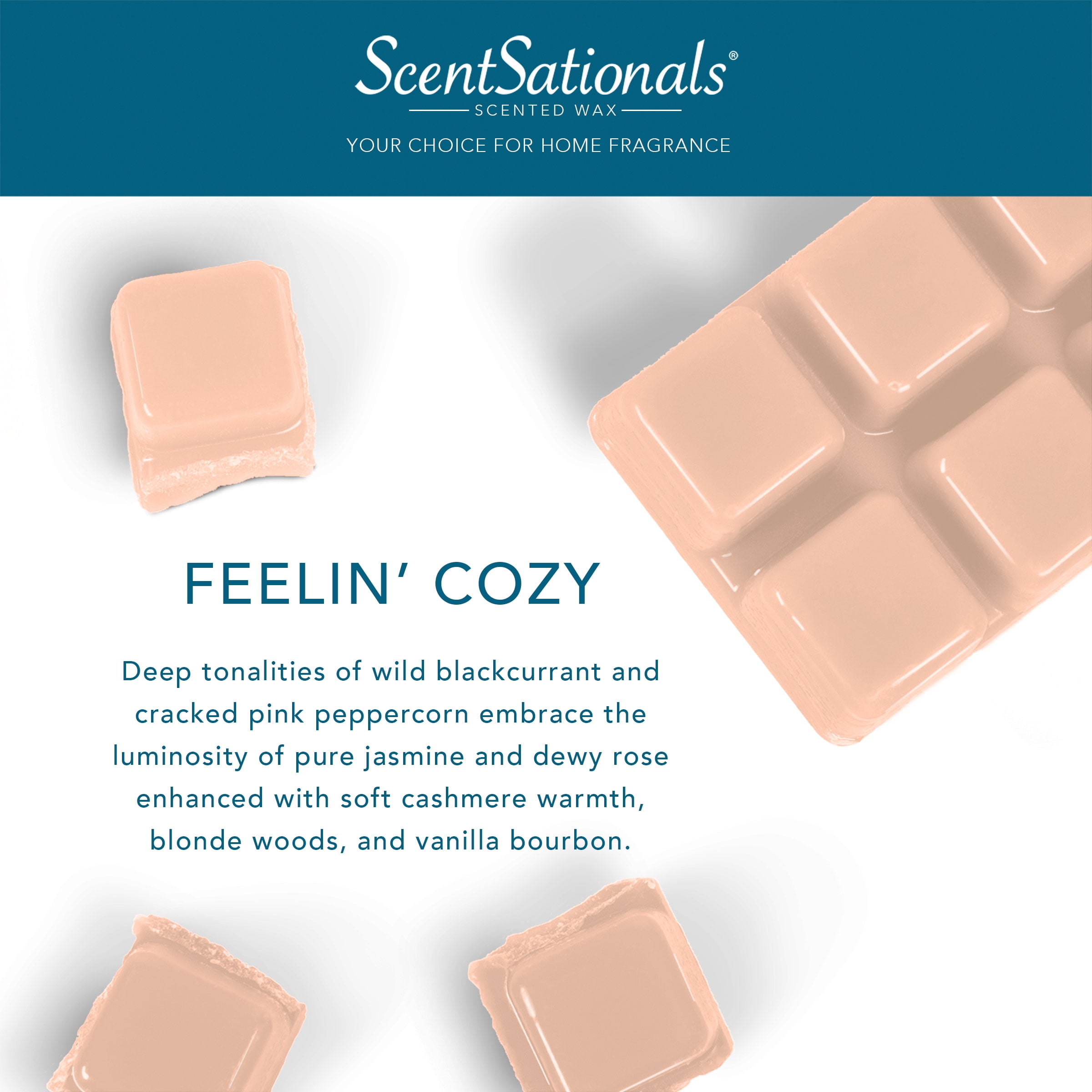 Feelin' Cozy Scented Wax Melts, ScentSationals, 2.5 oz (5-Pack)