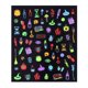 thumbnail image 1 of Pegatinas luminosas para decoración de uñas Pegatinas 3D para decoración de uñas luminosas de Halloween Wmkox8yii  hjk4074, 1 of 1
