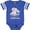 Football Blue and White, variant on Inktastic My Gigi Loves Me to the Moon and Back Elephant Family Boys or Girls Baby Bodysuit