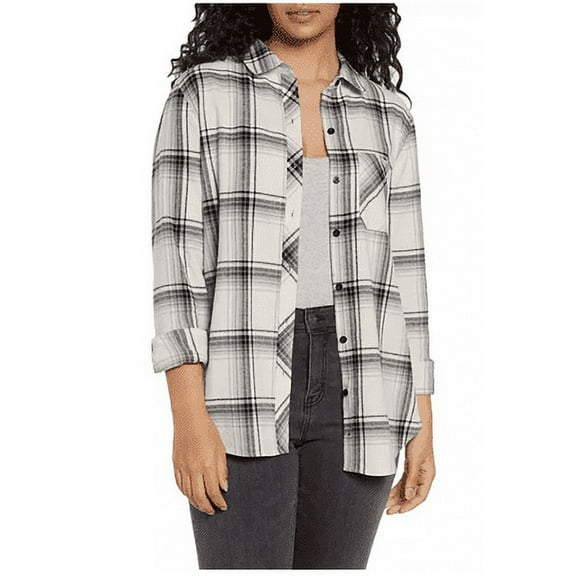 Gap Women's Relaxed Fit Flannel Deema Plaid XL