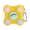 Yellow, variant on Mini Handheld Electronic Memory Game Keychain LED Light Sound Classic Sequencing Arcade Fidget Controller Workplace Stress Reliever Pocket Travel Gear