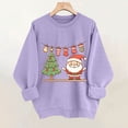 thumbnail image 6 of Women's Christmas Hooded Sweatshirts with Fashionable Print Loose Casual Fit Regular Sleeve, 6 of 6