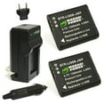 thumbnail image 1 of Wasabi Power DB-110 Batterie (Lot de 2) et Chargeur pour Ricoh GR III, WG-6, 1 of 5