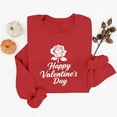 thumbnail image 4 of Valentine Sweatshirts for Women 2026 Cotton Couples Heart Graphic Crewneck Pullover Soft Fashion Valentines Shirts, 4 of 5