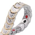 thumbnail image 1 of Pulseras magnéticas de Acero Oro Plata Ajustable ANGGREK Otros, 1 of 8