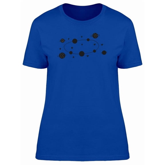 Solar System (Silhouette) Tee Men's -Image by Shutterstock