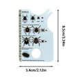 thumbnail image 3 of Tarjeta para garrapatas con lupa | Limpieza rápida de garrapatas | Tarjeta con lupa para medir garrapatas | Tarjeta para garrapatas para perros y gatos en el, 3 of 6
