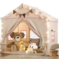 thumbnail image 1 of Carpa de Juego Infantil Treestone con 2 Puertas, Tapete Acolchado y Luz, 1 of 9