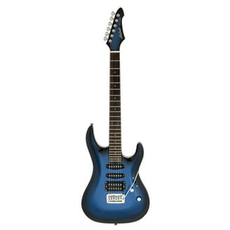 Aria Pro II Mac Deluxe Electric Guitar - MAC-DLX-STBK, Stained