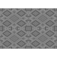 thumbnail image 1 of Ahgly Company Indoor Rectangle Patterned Ash Gray Area Rugs, 2' x 3', 1 of 1