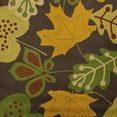 thumbnail image 2 of 18" x 18" Simply Daisy Fall Leaves Polyester Accent Pillow, Green Qty 1, 2 of 4