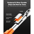 thumbnail image 6 of Click Torque Wrench Set, 1/4-Inch Drive, 20-240 lbf.in/2.26-27.1 N.m, 72-Tooth Reversible Ratchet Head, Orange, Precision Instrument for Bicycles, Motorcycles, Cars, 6 of 11