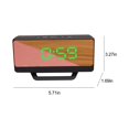 thumbnail image 3 of Teissuly Clearance Digital Alarm Clock Simples LED Large Digital Display Fashion Multi-set Alarm Clock Features Desktop Bedside Study Kitchen Clock(Green, 15*8.5*4.5cm) Teissuly WER202308175129, 3 of 6