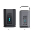 thumbnail image 3 of Soidarity Bomba de aire eléctrica con luz para un inflado rápido y fácil Compresor de aire fácil de usar Estufas de camping gris 1200mA, 3 of 6