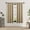 Beige, variant on Mainstays Southport Textured Light Filtering Curtain Panel Pair, Set of 2, Charcoal, 40"W x 95"L