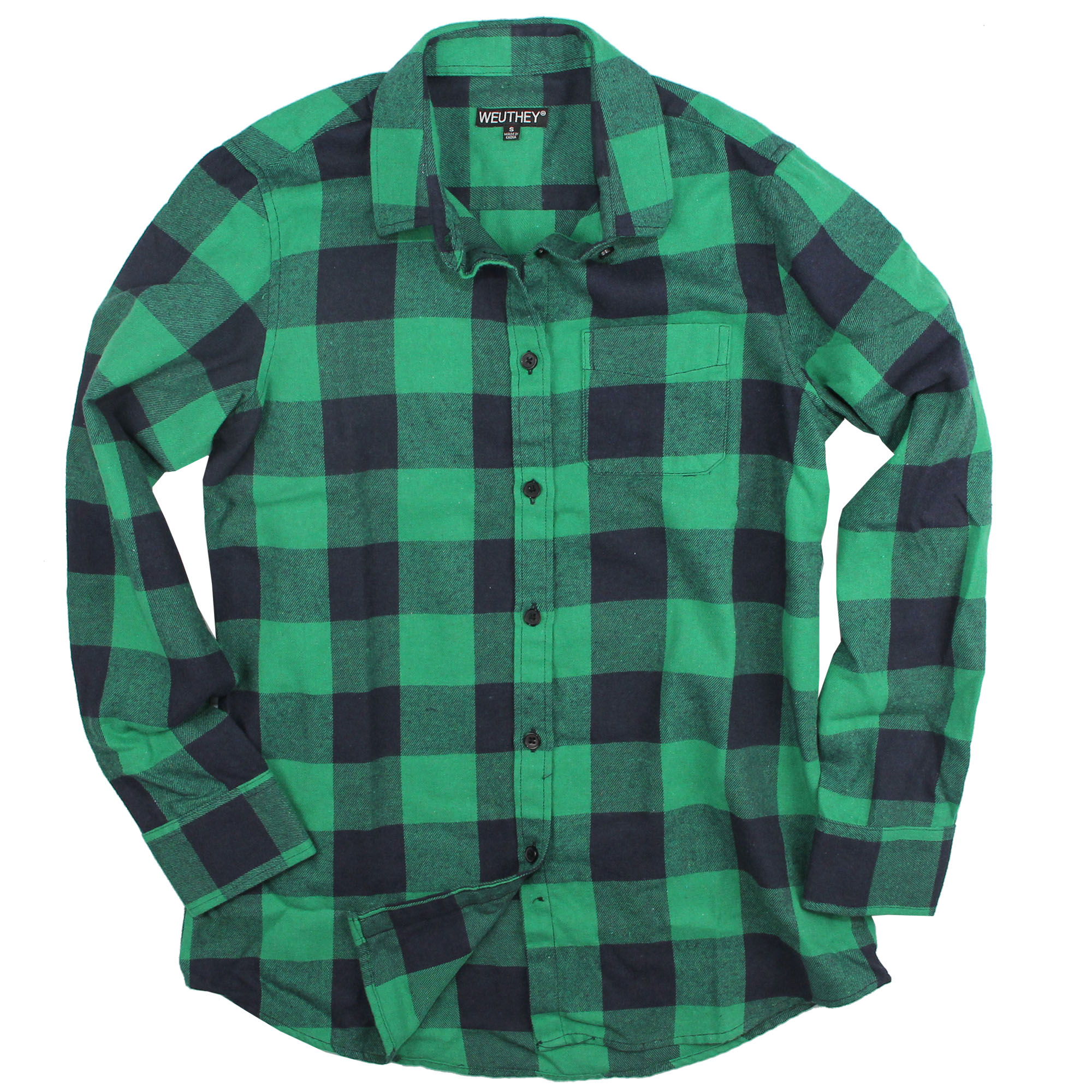 Women's Long Sleeve Flannel Shirt w 
